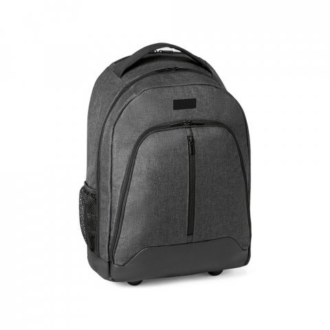 EINDHOVEN. Sac &agrave; dos trolley pour ordinateur portable 15.6'' en polyester 600D - Gris fonc&eacute;
