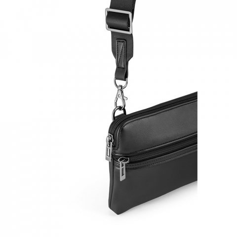 ROVER BACKPACK. Ruksak od mikrovlakana i PU - Crna