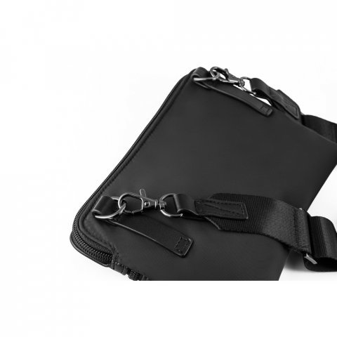 ROVER BACKPACK. Ruksak od mikrovlakana i PU - Crna