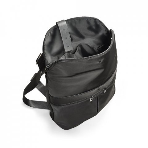 ROVER BACKPACK. Ruksak od mikrovlakana i PU - Crna