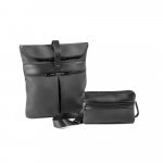 ROVER BACKPACK. Ruksak od mikrovlakana i PU - Crna