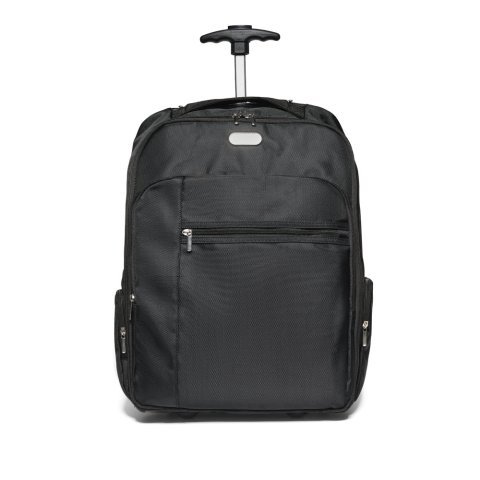 AVENIR. Laptop kolica-ranac 17'' u poliester 1680D i 300D - Crna