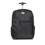 AVENIR. Laptop kolica-ranac 17'' u poliester 1680D i 300D - Crna