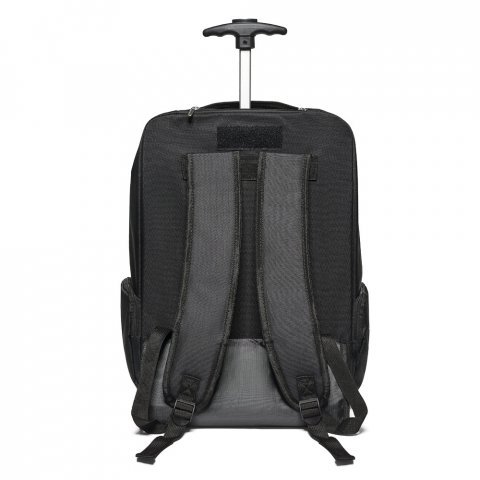 AVENIR. Laptop kolica-ranac 17'' u poliester 1680D i 300D - Crna