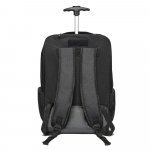 AVENIR. Laptop kolica-ranac 17'' u poliester 1680D i 300D - Crna
