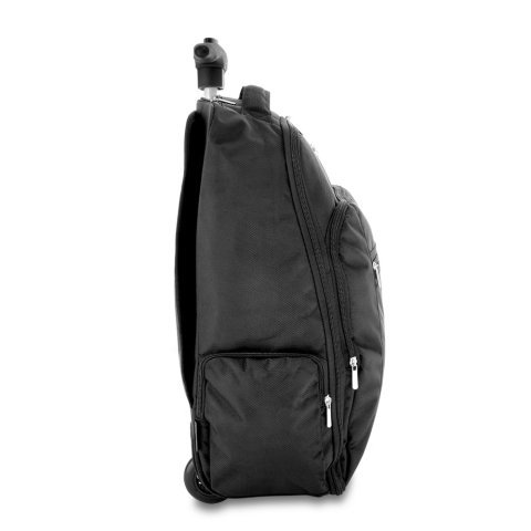 AVENIR. Laptop kolica-ranac 17'' u poliester 1680D i 300D - Crna