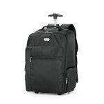 AVENIR. Laptop kolica-ranac 17'' u poliester 1680D i 300D - Crna