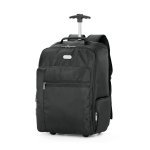 AVENIR. Laptop kolica-ranac 17'' u poliester 1680D i 300D - Crna
