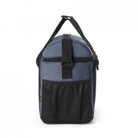 ROMA M. Borsa termica imbottita in poliestere riciclato 600D ripstop 11 L - Blu