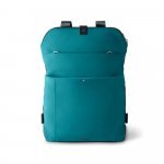 ROVER BACKPACK II. Ruksak od tkanine i PU - Petrol plava