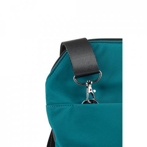 ROVER BACKPACK II. Ruksak od tkanine i PU - Petrol plava