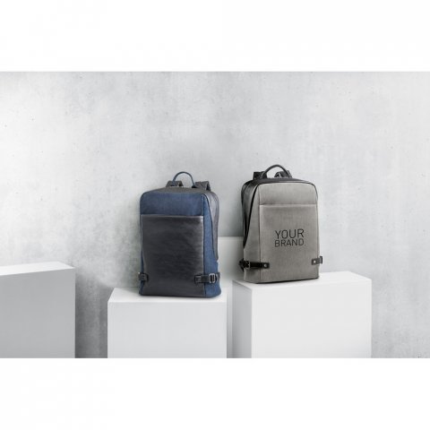 DIVERGENT BACKPACK I. Раница за лаптоп до 15,6'' от деним и полиуретан