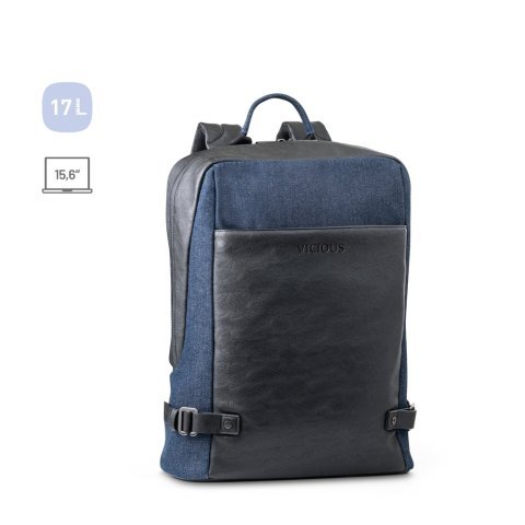 DIVERGENT BACKPACK I. Batoh na notebook do 15,6'' z dž&iacute;nsoviny a PU