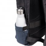 GENOA BPACK. Anti-theft backpack in 600D high-density recycled polyester - Син