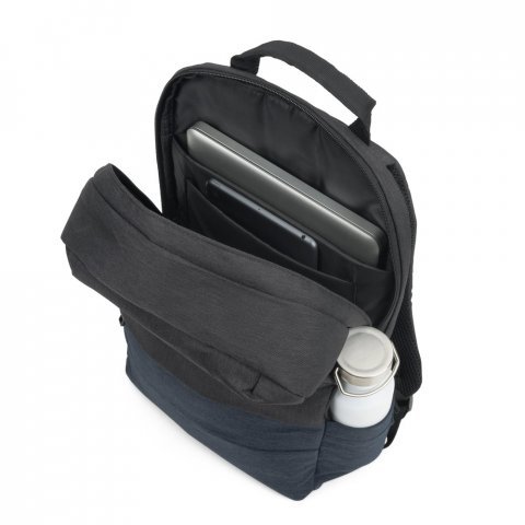 GENOA BPACK. Anti-theft backpack in 600D high-density recycled polyester - Син