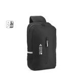 DELFOS. Rucsac cu o singură curea 300D cupoliester reciclat și 600D cupoliester reciclat, cu căptușeală din poliester reciclat 210D
