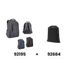 RE-BOSTON. Vodoodoln&yacute; batoh na notebook z recyklovan&eacute;ho nylonu 2Tone s priehradkou 210D
