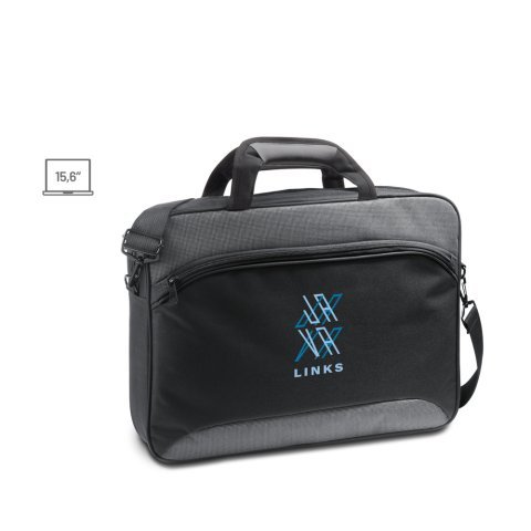 SANTANA. 15.6" Laptop briefcase in 2 Tone 600D and 300D polyester