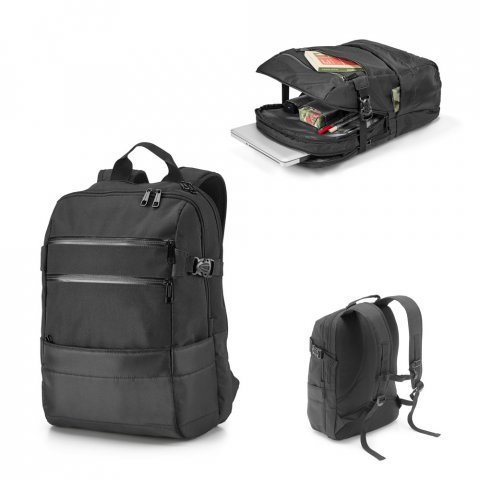 ZIPPERS BPACK. Раница за лаптоп 15.6'' от 300D полиестер и 840D жакард