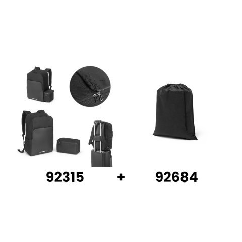 BELFAST. Mochila 2 en 1 con bolsa t&eacute;rmica que se pueden usar juntas o por separado