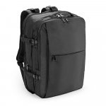 DALLAS. High-density recycled 600D polyester travel backpack for 17.3" laptop - черно