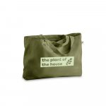 CAMDEN. Puuvillaa (50 %), kierr&auml;tetty&auml; puuvillaa (30 %) ja polyesteri&auml; (20 % rPET) sis&auml;lt&auml;v&auml; kassi (280 g/m&sup2;) - Tummanvihre&auml;