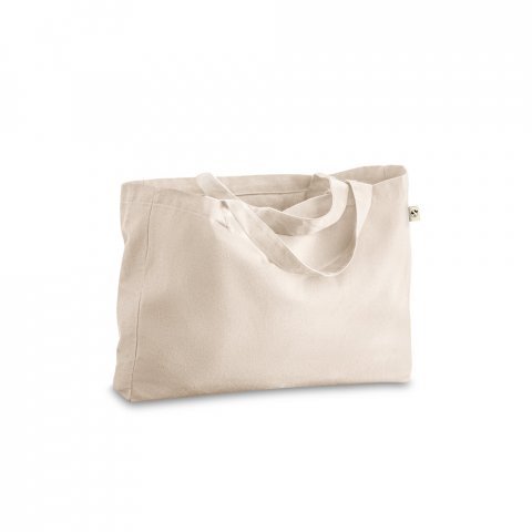 PARMA. Pamut (50%), &uacute;jrahasznos&iacute;tott pamut (30%) &eacute;s poli&eacute;szter (20% r PET) t&aacute;ska (280 g/m&sup2;) - Vil&aacute;gos nat&uacute;r