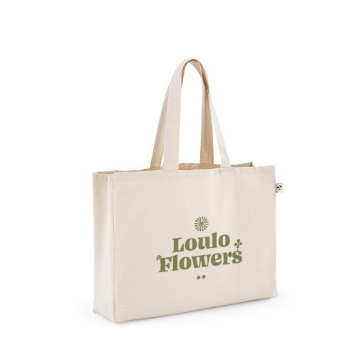 PARMA. Sac en coton (50%), coton recycl&eacute; (30%) et polyester (20% rPET) (280 g/m&sup2;)