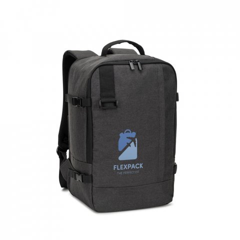 CIES. Rygs&aelig;k udviklet til at opfylde de m&aring;l, som de fleste flyselskaberne kr&aelig;ver, i 600D genanvendt polyester med h&oslash;j densitet - M&oslash;rkegr&aring;