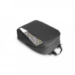 GIJON. Раница за лаптоп от рециклиран полиестер с висока плътност 600D и подплата от рециклиран полиестер 210D - Тъмно сив