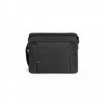 CANCUN. Thermal bag in 600D recycled polyester with adjustable webbing strap 7 L - Black