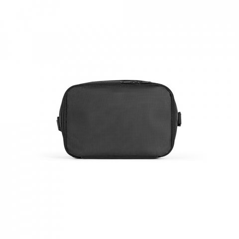 CANCUN. Thermal bag in 600D recycled polyester with adjustable webbing strap 7 L - Black