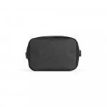 CANCUN. Thermal bag in 600D recycled polyester with adjustable webbing strap 7 L - Black