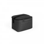 CANCUN. Thermal bag in 600D recycled polyester with adjustable webbing strap 7 L - Black