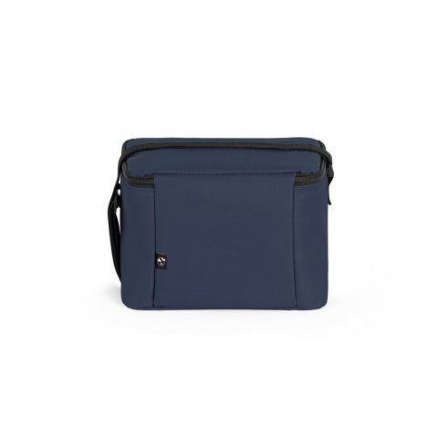 CANCUN. Thermal bag in 600D recycled polyester with adjustable webbing strap 7 L - Blue