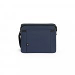 CANCUN. Thermal bag in 600D recycled polyester with adjustable webbing strap 7 L - Blue