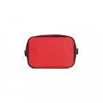 CANCUN. Thermal bag in 600D recycled polyester with adjustable webbing strap 7 L - Red