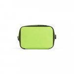CANCUN. Thermal bag in 600D recycled polyester with adjustable webbing strap 7 L - Light green