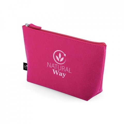 MALLORCA. Multifunctionele tas van gerecycled vilt (100% rPET) - Roze