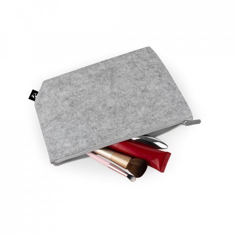 MALLORCA. Multifunctionele tas van gerecycled vilt (100% rPET) - Licht grijs