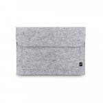FELPY SLEEVE. Geantă pentru laptop din p&acirc;slă reciclată (100% rPET) - Gri deschis