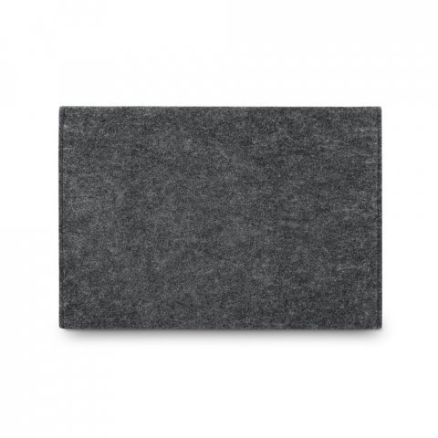 FELPY SLEEVE. Geantă pentru laptop din p&acirc;slă reciclată (100% rPET) - Gri inchis