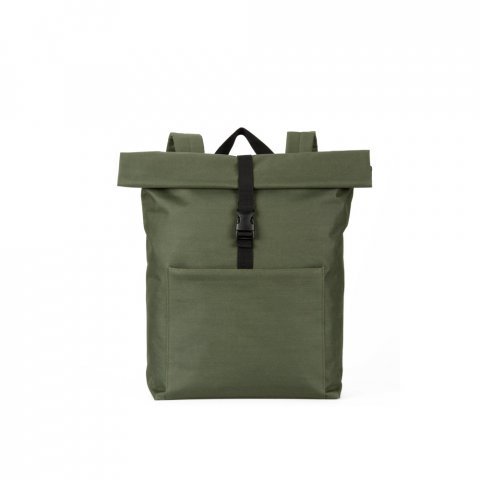 ATENAS. Mochila para computador port&aacute;til em 600D 17.3" - Verde escuro