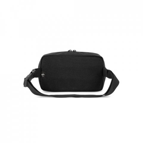 MYKONOS. Torbica oko struka od 600D recikliranog poliestera i postavom od 210D recikliranog poliestera - Crna