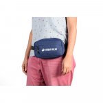 MYKONOS. Torbica oko struka od 600D recikliranog poliestera i postavom od 210D recikliranog poliestera - Plava