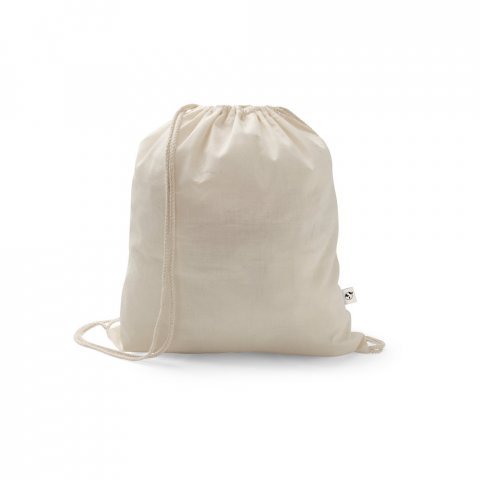 SALAMANCA. Bolsa tipo mochila de algod&oacute;n reciclado (70%) y poli&eacute;ster (30% rPET) (150 g/m&sup2;)