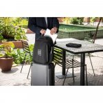 YANGON BPACK. Diebstahlsicherer Rucksack aus Twill mit wasserabweisender Beschichtung und recyceltem 600D-Polyester f&uuml;r Laptops 17.3"
