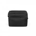 CANCUN LARGE. Thermal bag in 600D, recycled polyester, with adjustable webbing strap 14 L - Black