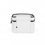 CANCUN LARGE. Thermal bag in 600D, recycled polyester, with adjustable webbing strap 14 L - White