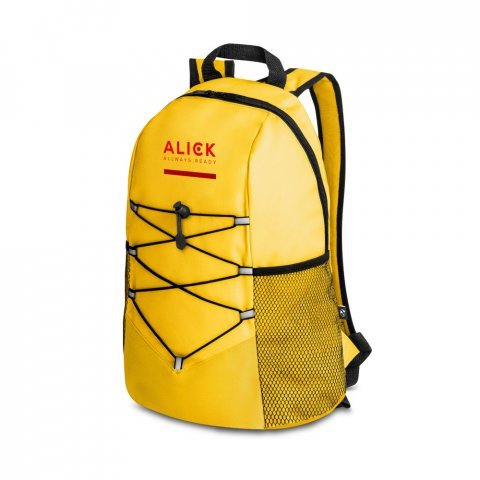 TURIM. Rucsac &icirc;n poliester reciclat 600D - Galben